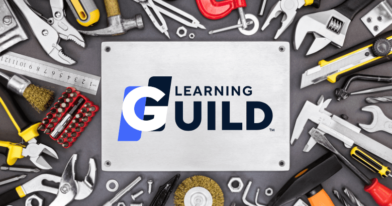 Tools with Learning Guild logo in the middle
