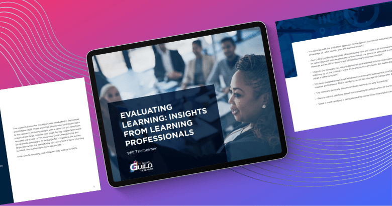 Evaluating Learning: Insights from Learning Professionals