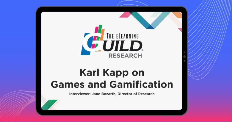 Karl Kapp on Games and Gamification
