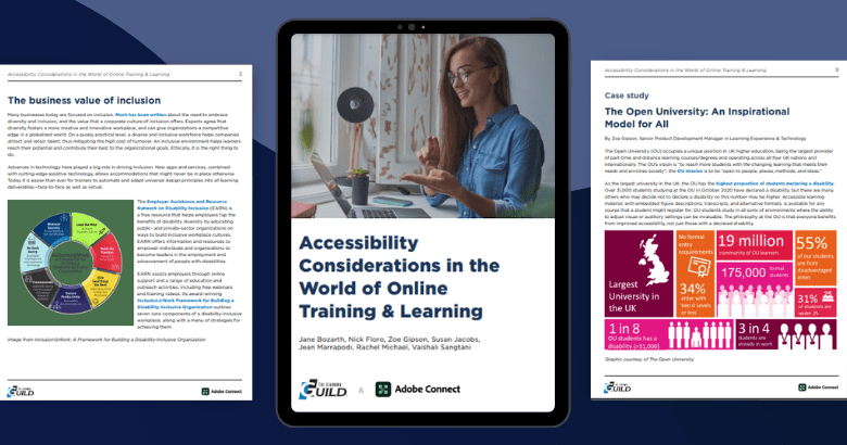 Accessibility Considerations in the World of Online Training & Learning