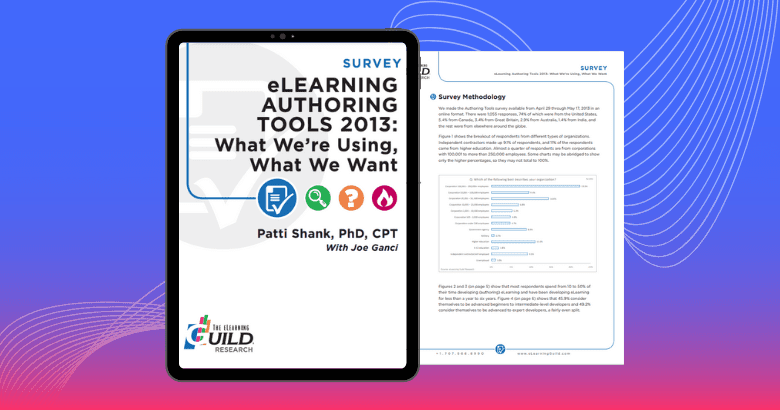 eLearning Authoring Tools 2013: What We’re Using, What We Want